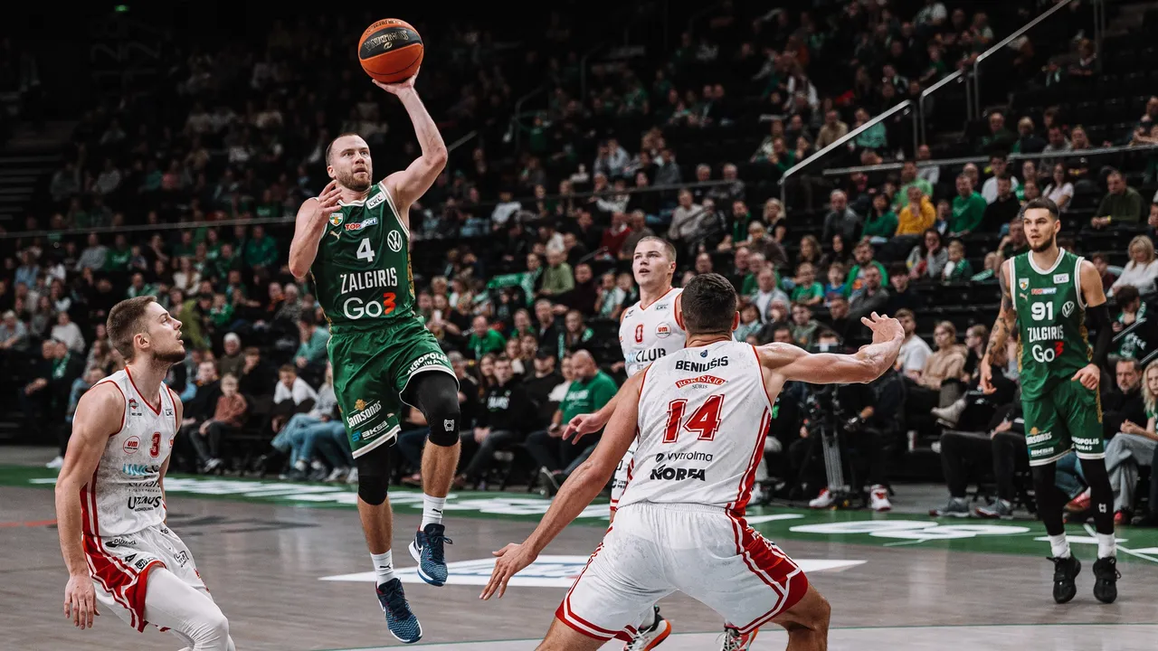 Savaitę „Žalgiris“ uždarė pergale prieš Utenos ekipą
