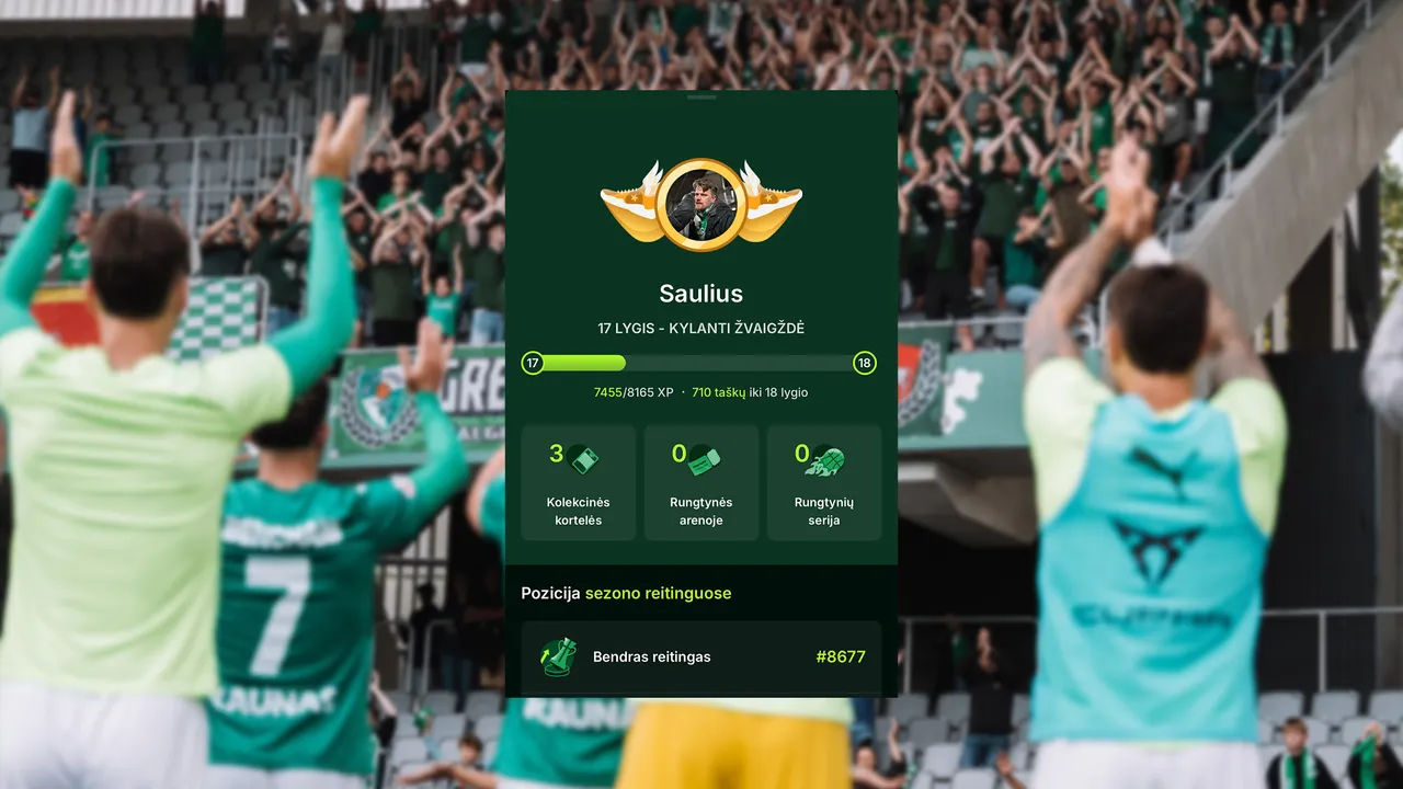 Futbolas jau šiandien: skelbiame konkurso laimėtoją!