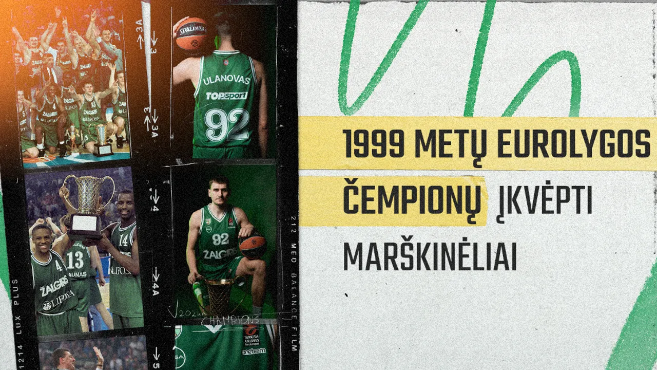 Per mačą su „Virtus“ žalgiriečiai žais Eurolygos 25 metų jubiliejui skirtomis aprangomis