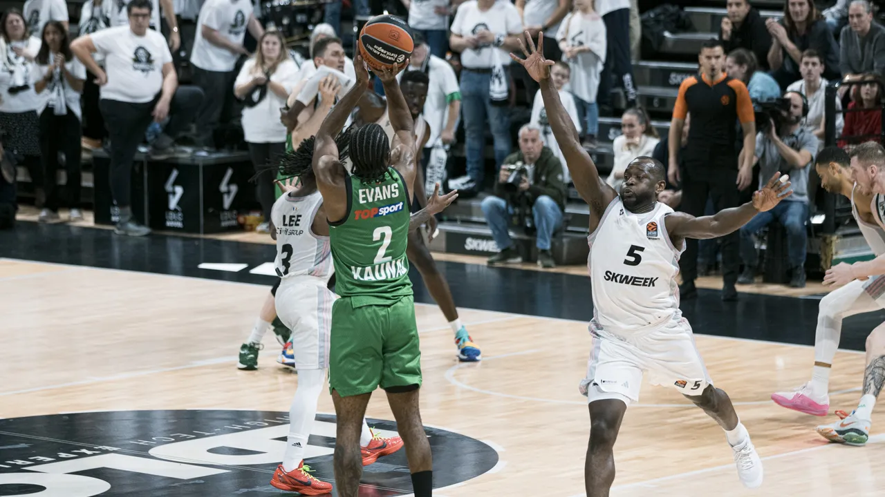 Fiziškumo kovą Vilerbane pralaimėjęs „Žalgiris“ nusileido ASVEL
