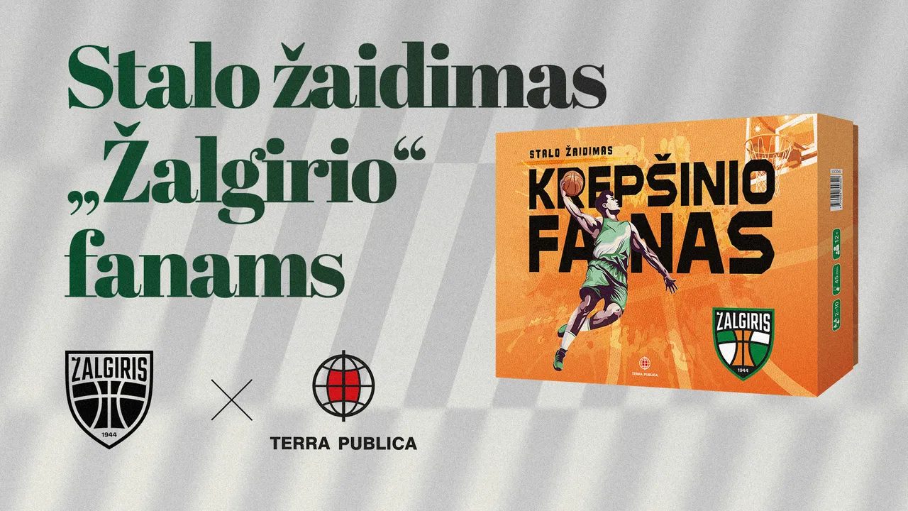 Kauno „Žalgiris“ pristato jubiliejinį stalo žaidimą „Krepšinio fanas“