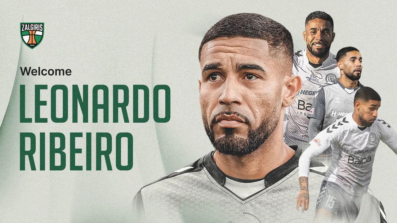 FK „Kauno Žalgiris“ pasipildė Lietuvoje jau žibėjusiu Leo Ribeiro