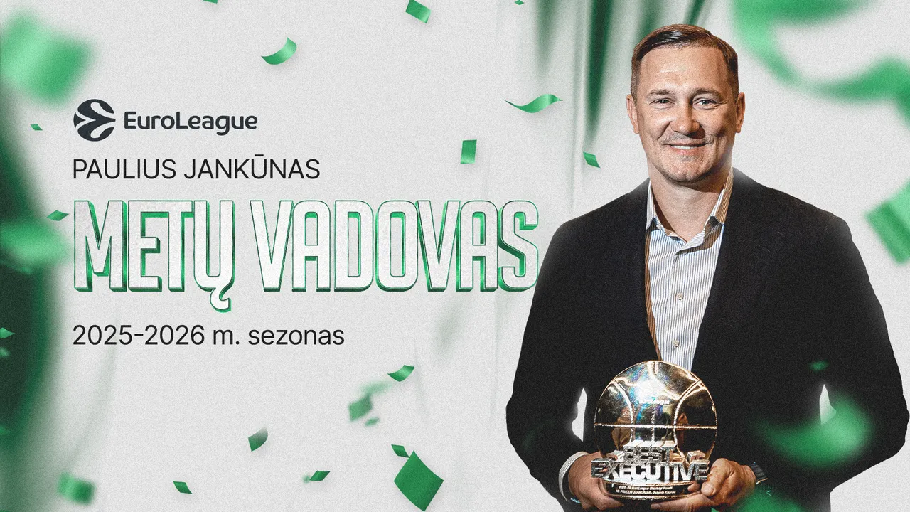 Eurolygos metų vadovu išrinktas P.Jankūnas: „Viską darėme su komanda“