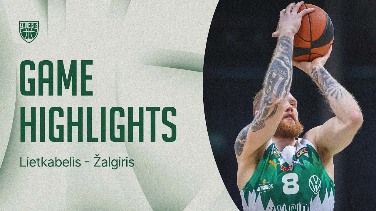 Gražiausi žalgiriečių momentai iš rungtynių Panevėžyje