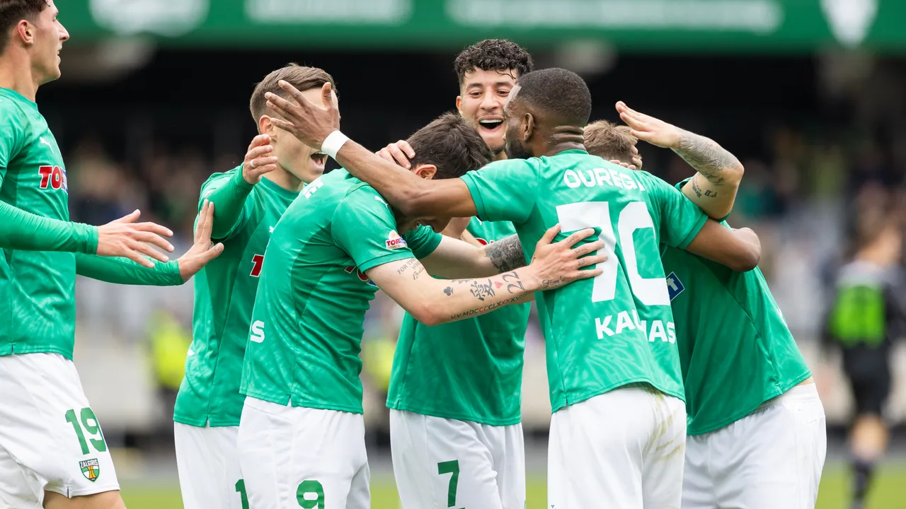 „Kauno Žalgiris“ Dariaus ir Girėno stadione sutriuškino Vilniaus „Žalgirio“ ekipą