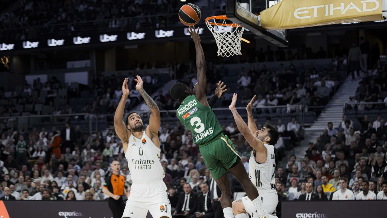 Taškų lenktynėse žalgiriečiams pritrūko vieno metimo Madride