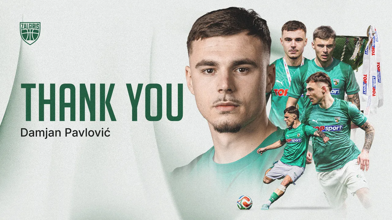 Iš FK „Kauno Žalgirio“ D.Pavlovičius keliasi į Prancūziją