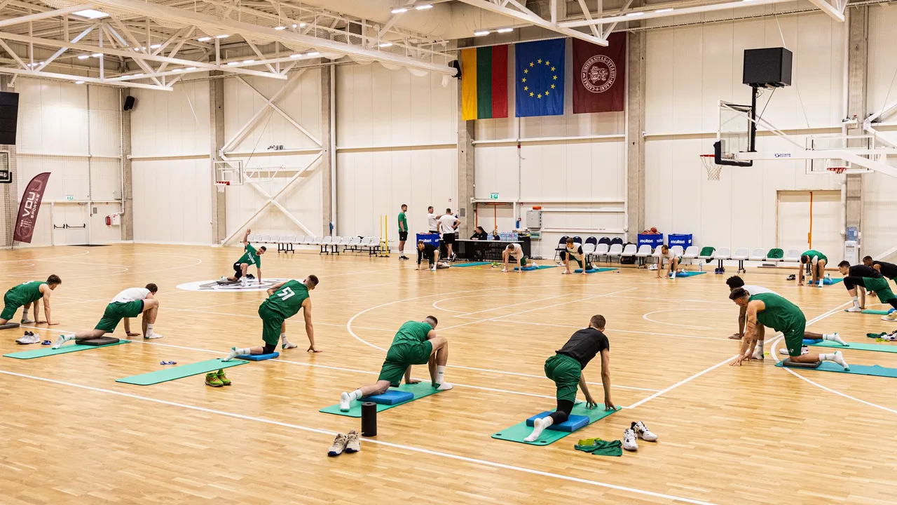 Pusfinalio kovoms besiruošiantys žalgiriečiai persikėlė į anksčiau neišbandytą lokaciją 