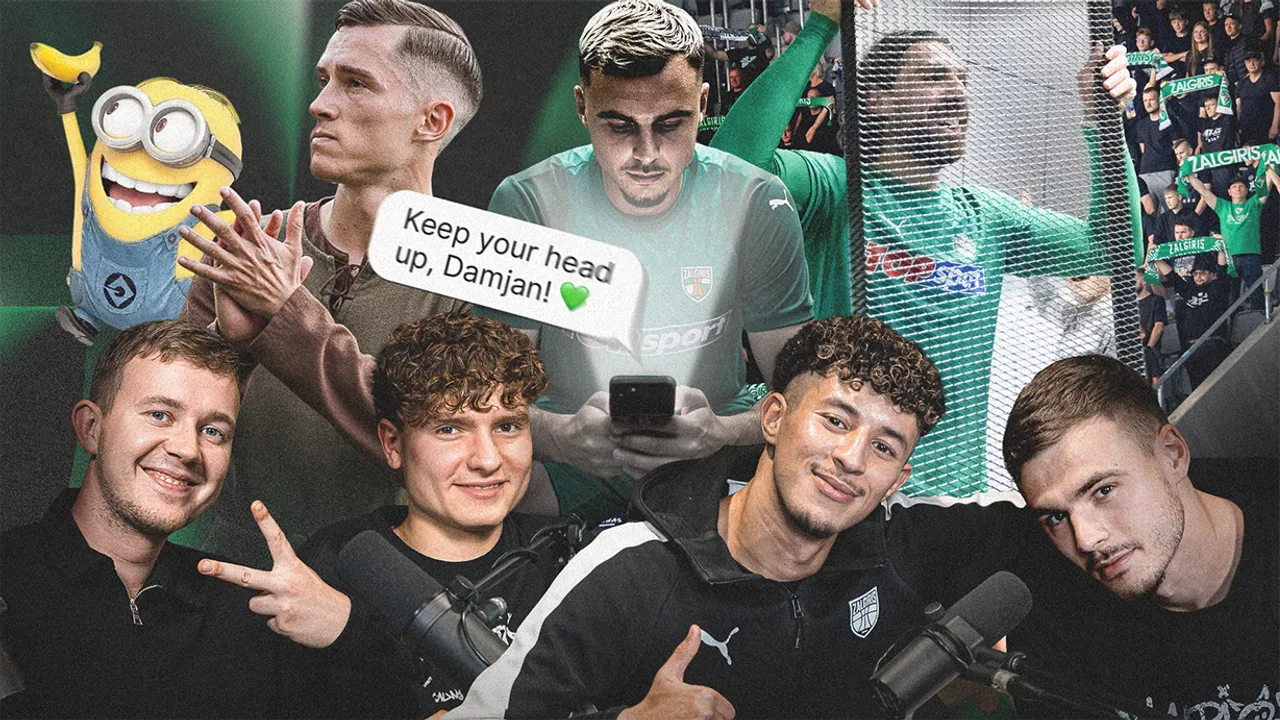 FK „Kauno Žalgirio“ tinklalaidė: A.Benchaibas ir D.Pavlovičius