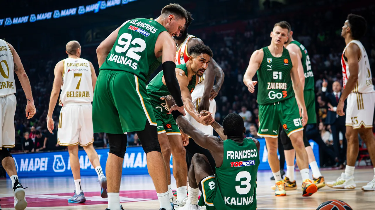Nervų kare Belgrade – pirmasis „Žalgirio“ pralaimėjimas
