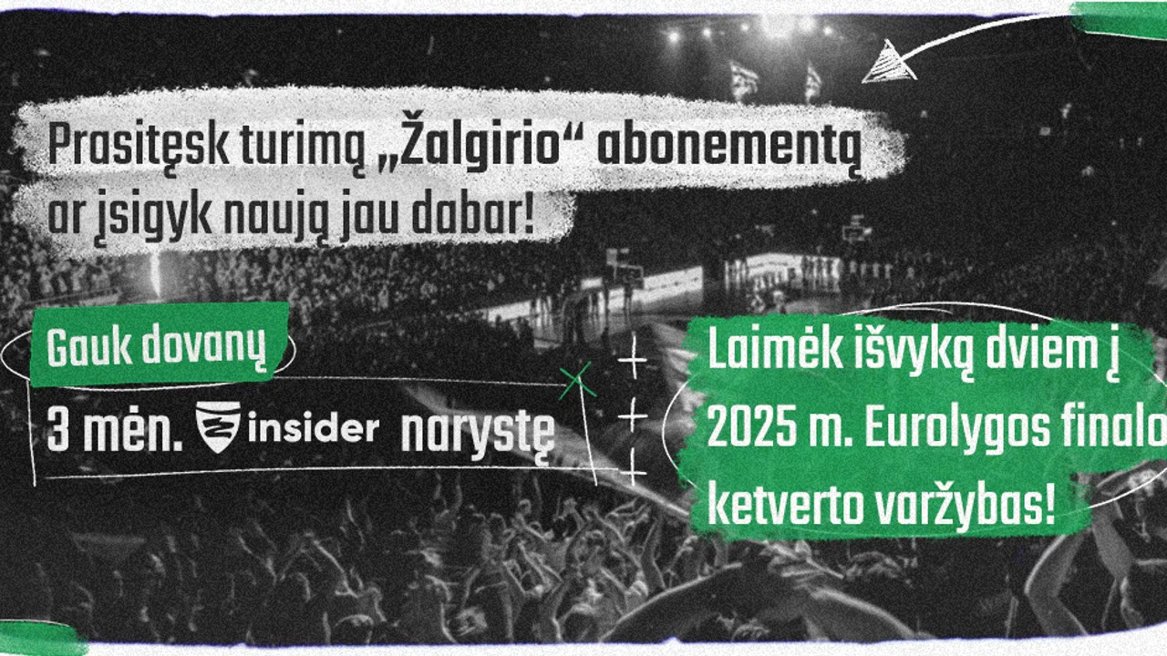 Pradedama vieša prekyba 2024–2025 m. sezono abonementais
