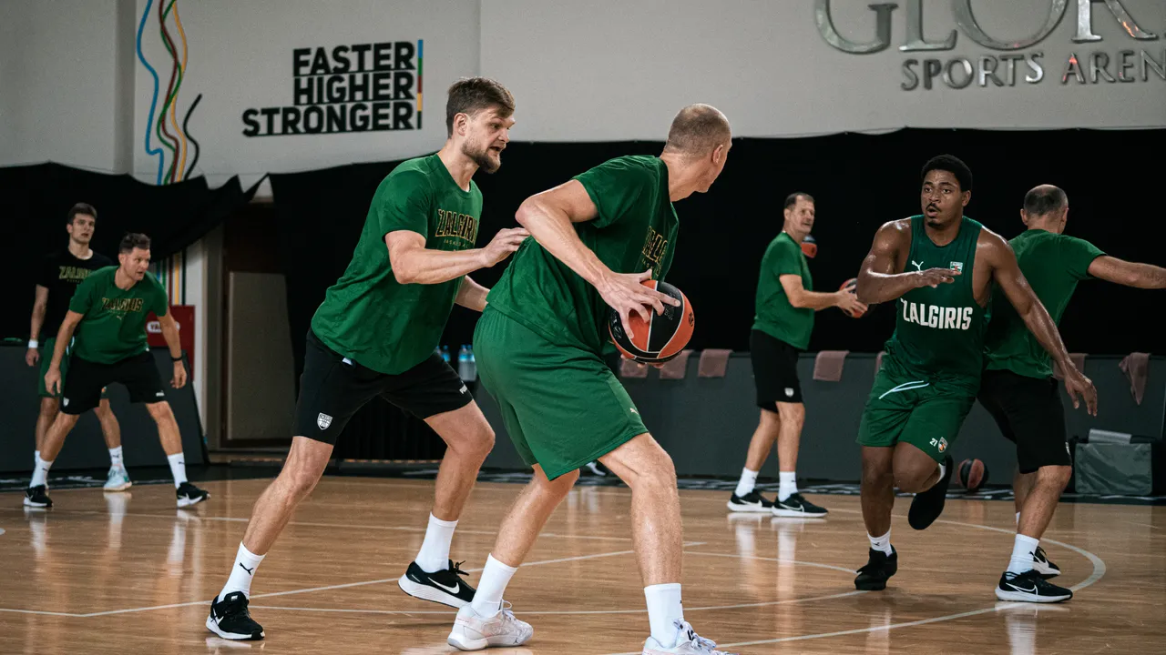 Zalgiris arrives in Turkey and holds its first training session