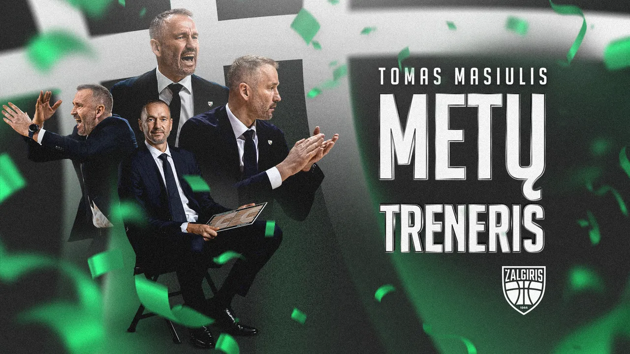 LKL metų treneris – nepriekaištingai „Žalgirio“ šturvalą laikantis T.Masiulis