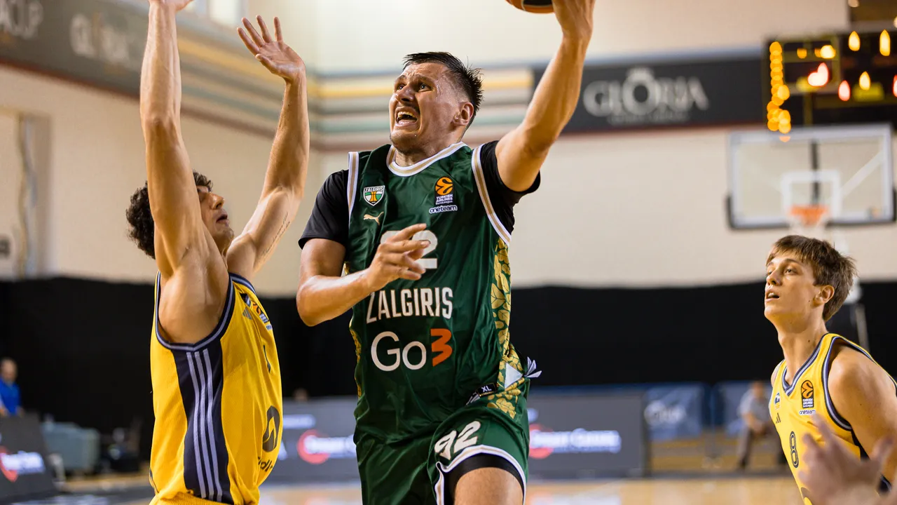 Zalgiris confidently defeats ALBA in the Gloria Cup