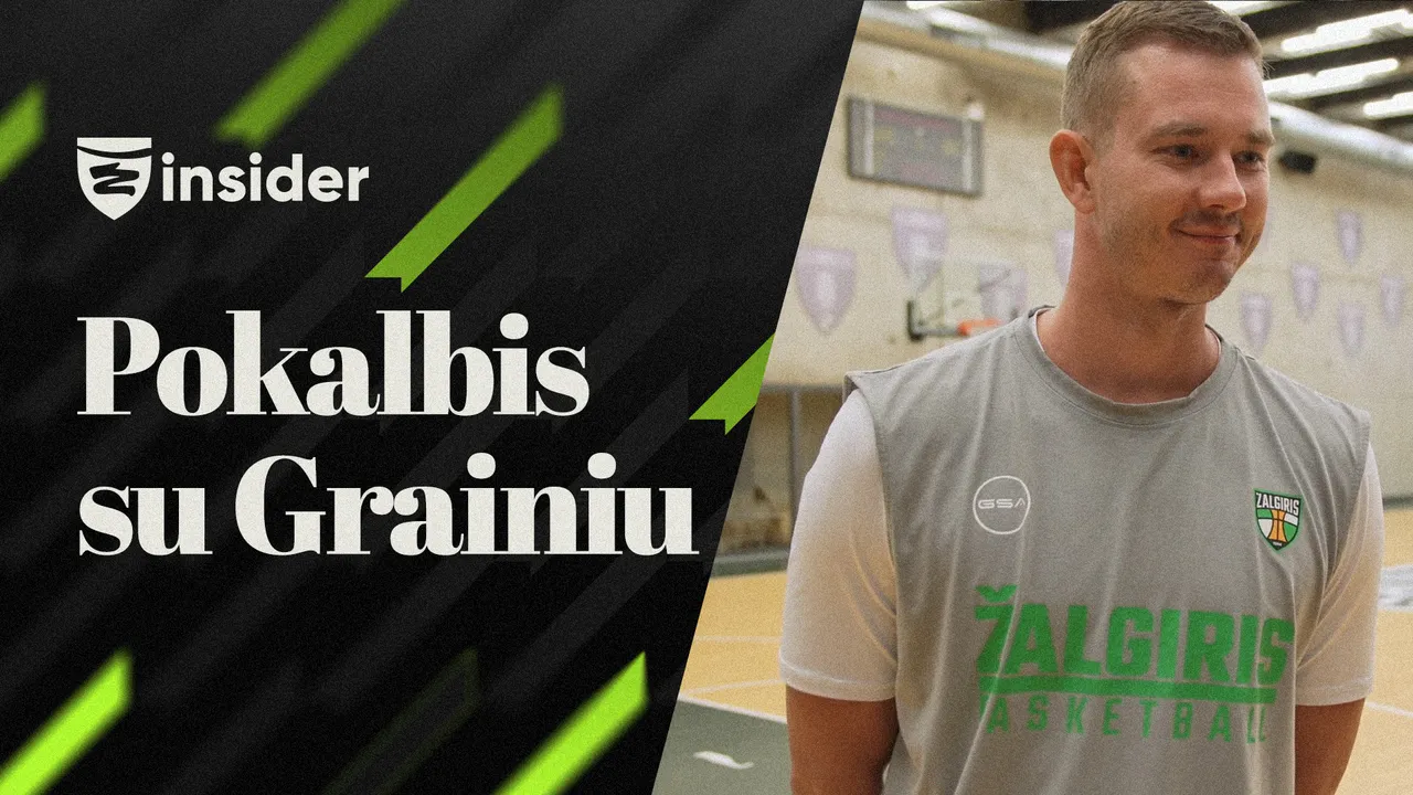 Justinas Grainys – apie prasidedančius darbus ir sportuojančius žalgiriečius