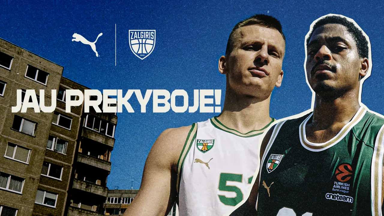 Zalgiris Kaunas launches new PUMA game jerseys