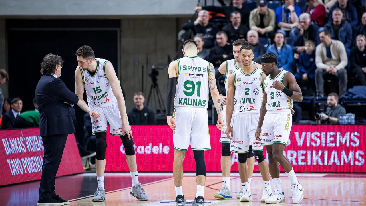 Zalgiris wins its 20th victory in the local championship in Kedainiai