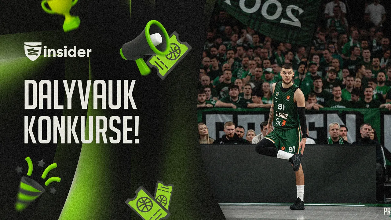Dalyvauk konkurse ir laimėk dvigubą kvietimą į ketvirtadienio Eurolygos rungtynes!