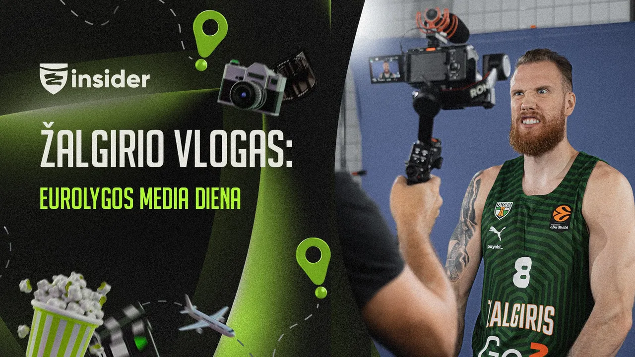 Vlog‘as: kameros, parašai ir futbolo kamuolys –  Eurolygos media dienos užkulisiai!
