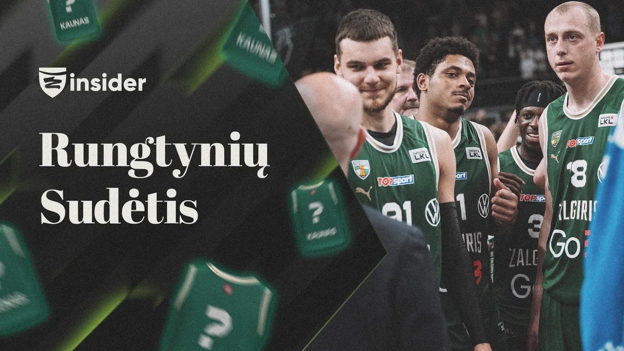 Informacija apie žalgiriečių sudėtį pirmosioms finalo serijos rungtynėms