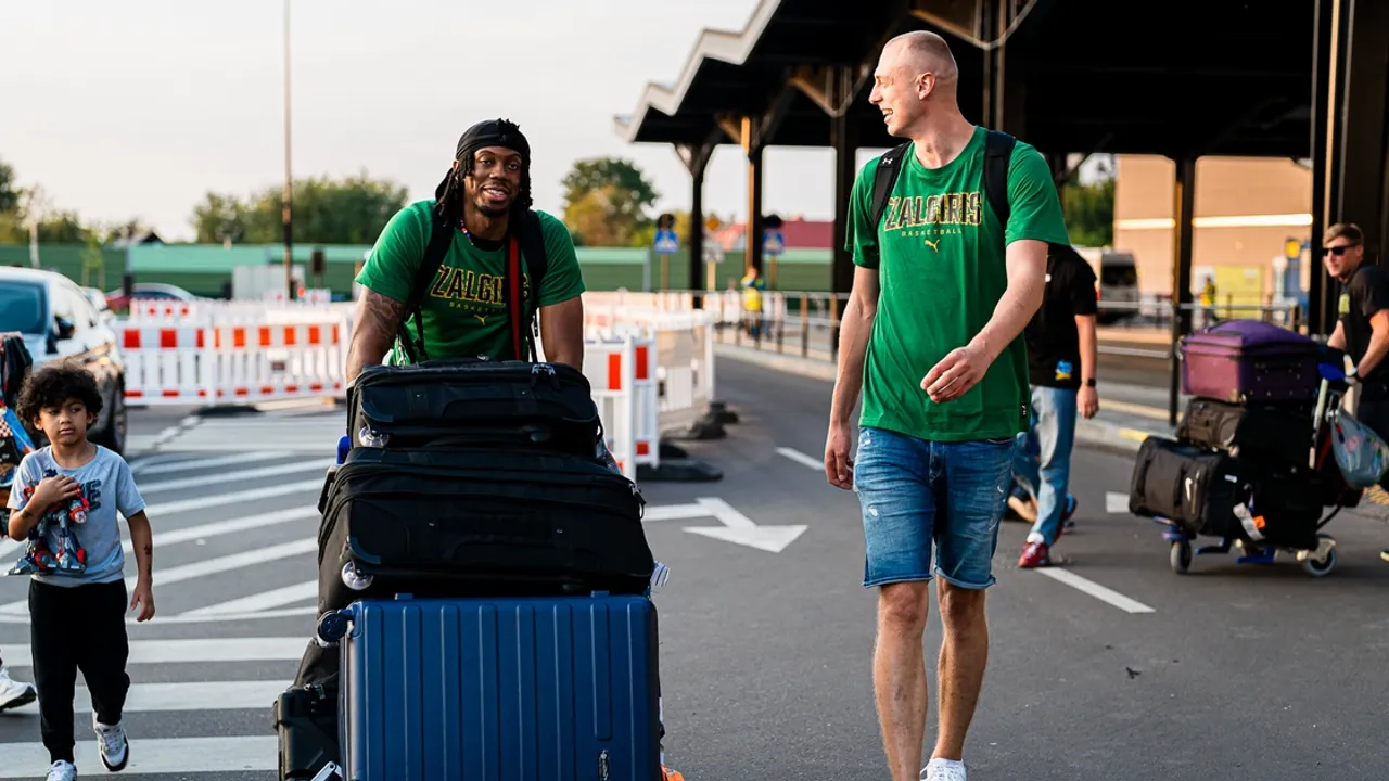 Zalgiris players land in Lithuania