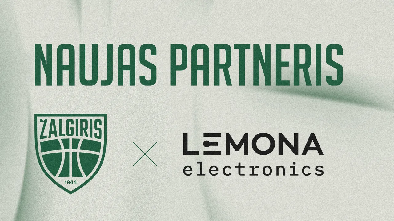 „LEMONA electronics“ tampa oficialia Kauno „Žalgirio“ partnere