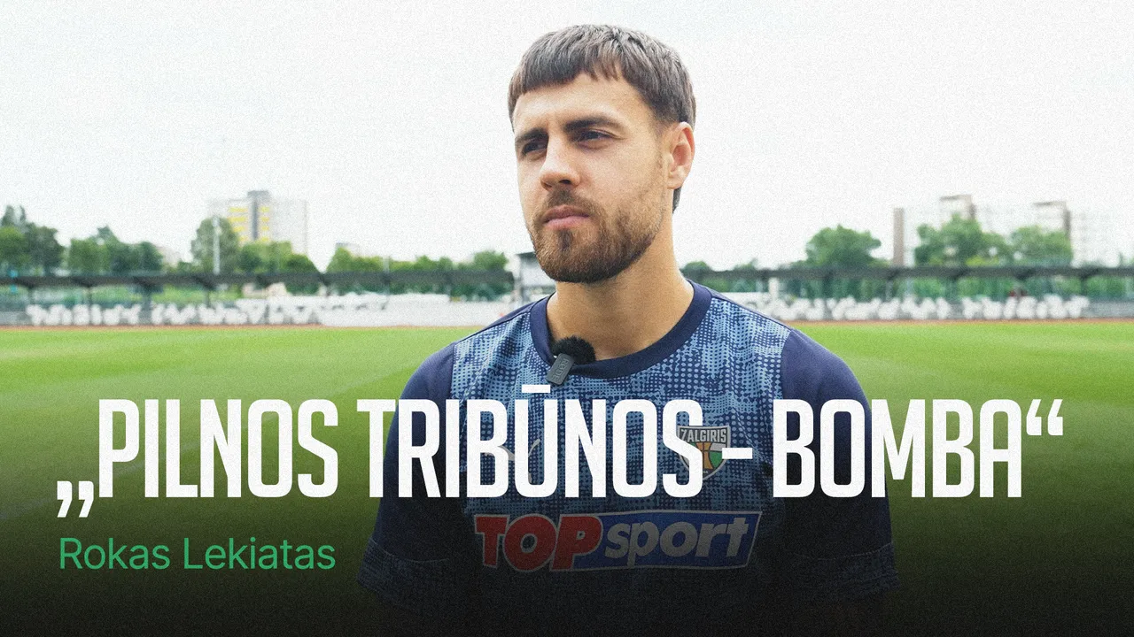 R.Lekiatas prieš rungtynes Jonavoje: „Pilnos tribūnos – bomba“ (VIDEO)