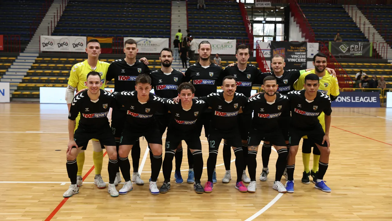 „Kauno Žalgiris“ iškovojo pirmąją pergalę UEFA Futsal Čempionų lygoje