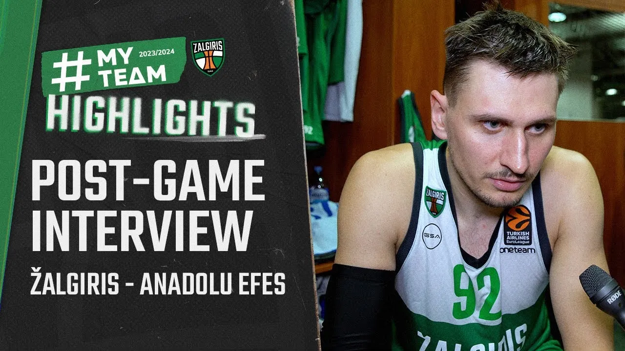 E.Ulanovas po pergalės prieš „Anadolu Efes“: „Šiandien galėjo būti dar daugiau“