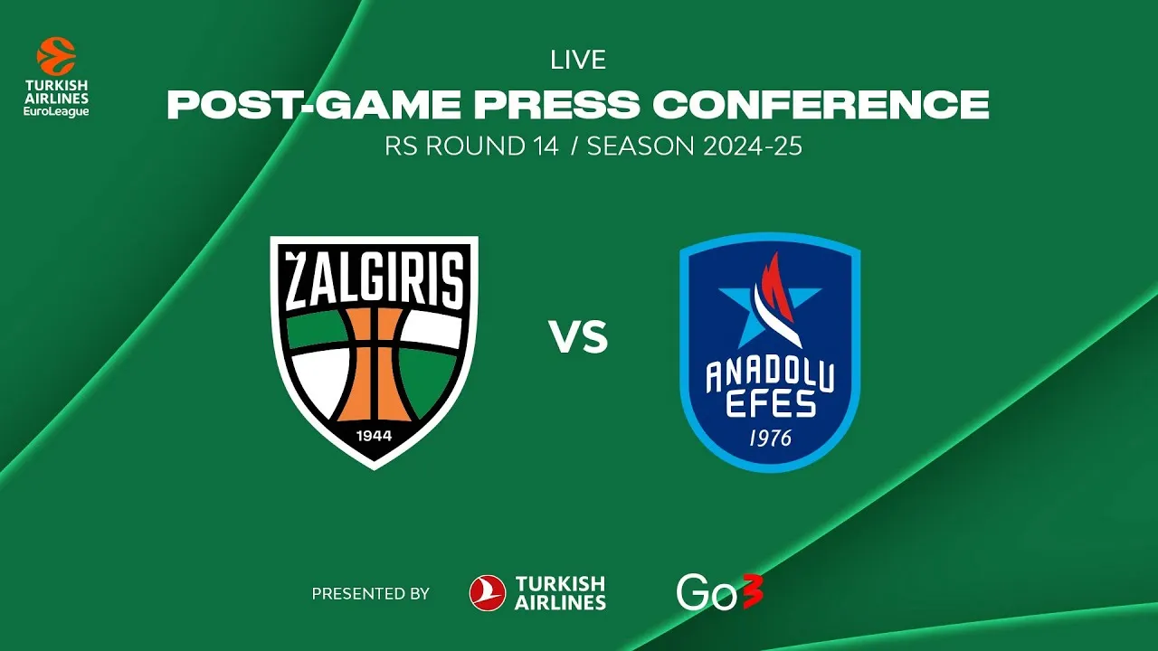 Užduok klausimą treneriui po rungtynių su „Anadolu Efes“