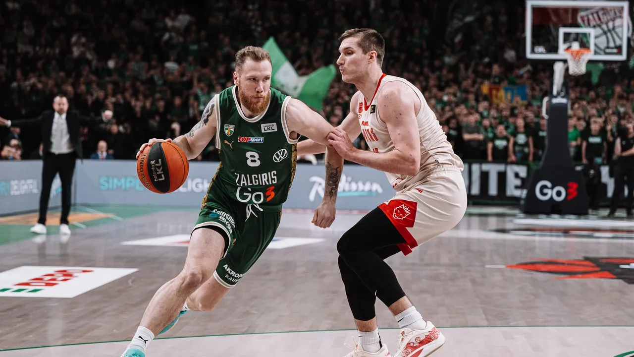 Zalgiris beats Rytas to move up to first place in Betsafe-LKL