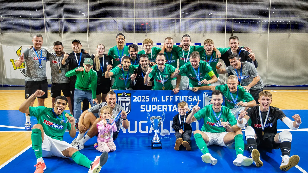 LFF Futsal Supertaurės nugalėtoju tapo „Kauno Žalgiris“