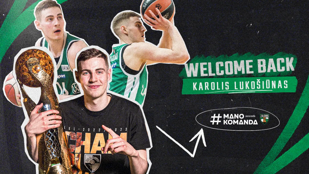 Prie Kauno „Žalgirio“ jungiasi Karolis Lukošiūnas