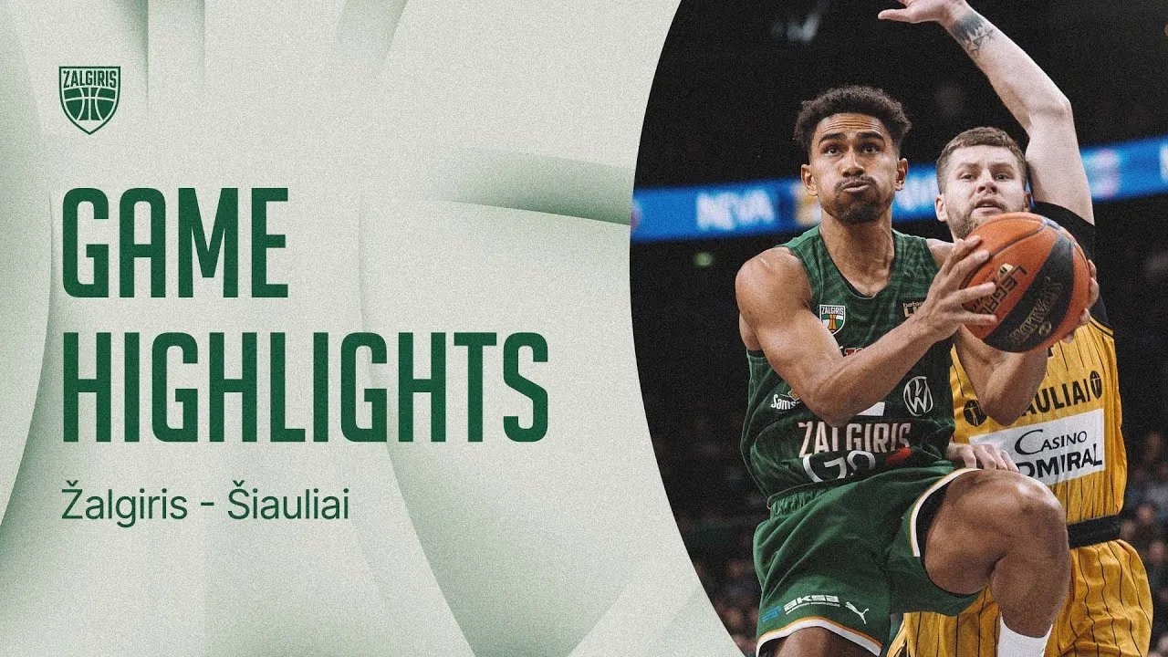 The best moments from Zalgiris’ victory over Siauliai