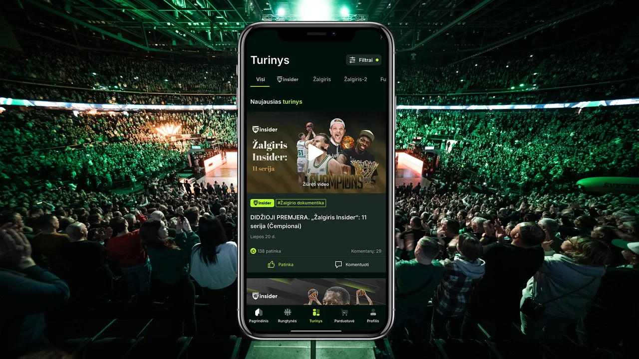„Žalgiris Insider“ dokumentika: ar nepraleidai buvusių serijų?