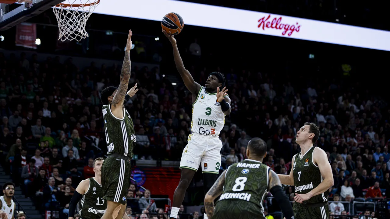 Fighting Zalgiris takes a loss in Munich