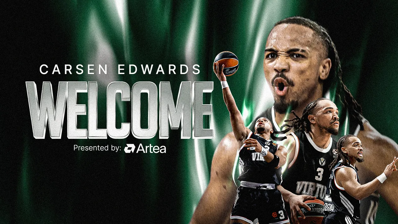 Kauno „Žalgiris“ pasirašė sutartį su Carsenu Edwardsu