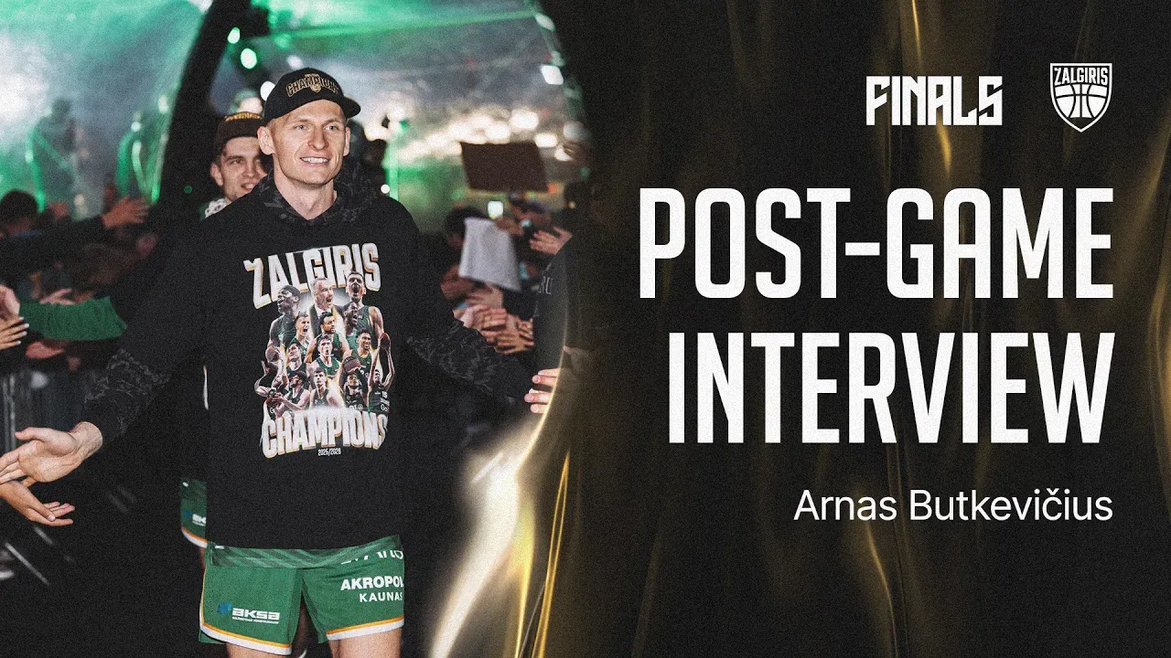 Čempionų tapęs A.Butkevičius: „Ši komanda visą sezoną išsiskyrė atsidavimu“