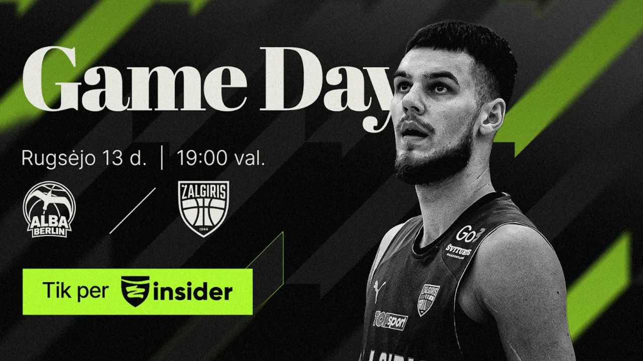 Watch again: Žalgiris Kaunas vs ALBA Berlin (2024.09.13)