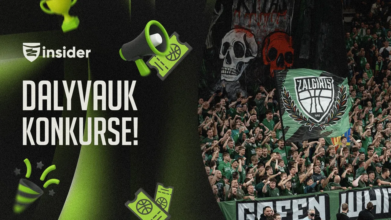 Žaibiškas konkursas: laimėk dvigubą kvietimą ir būk vakare arenoje!