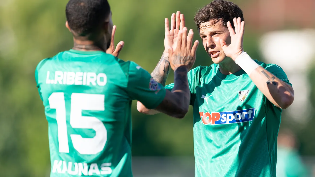 FK „Kauno Žalgiris“ žengė į LFF taurės pusfinalį