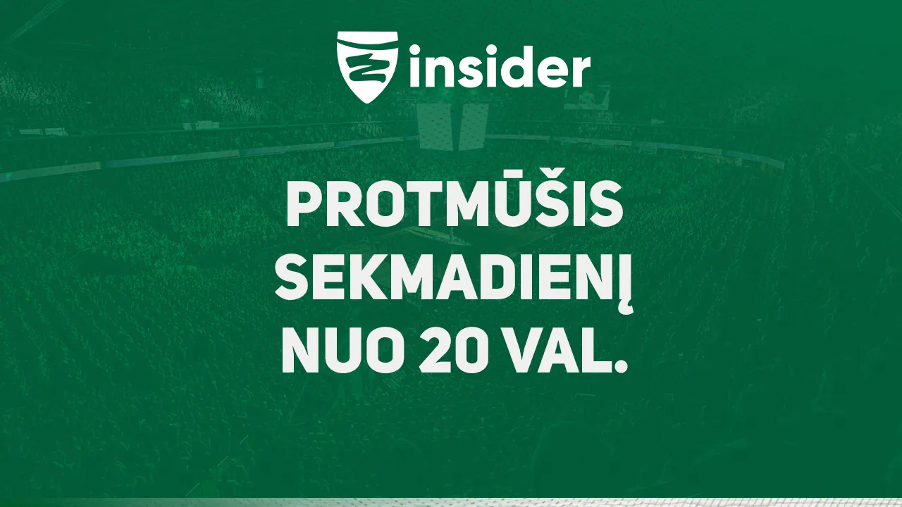 Šį sekmadienį – „Žalgiris Insider“ protmūšis