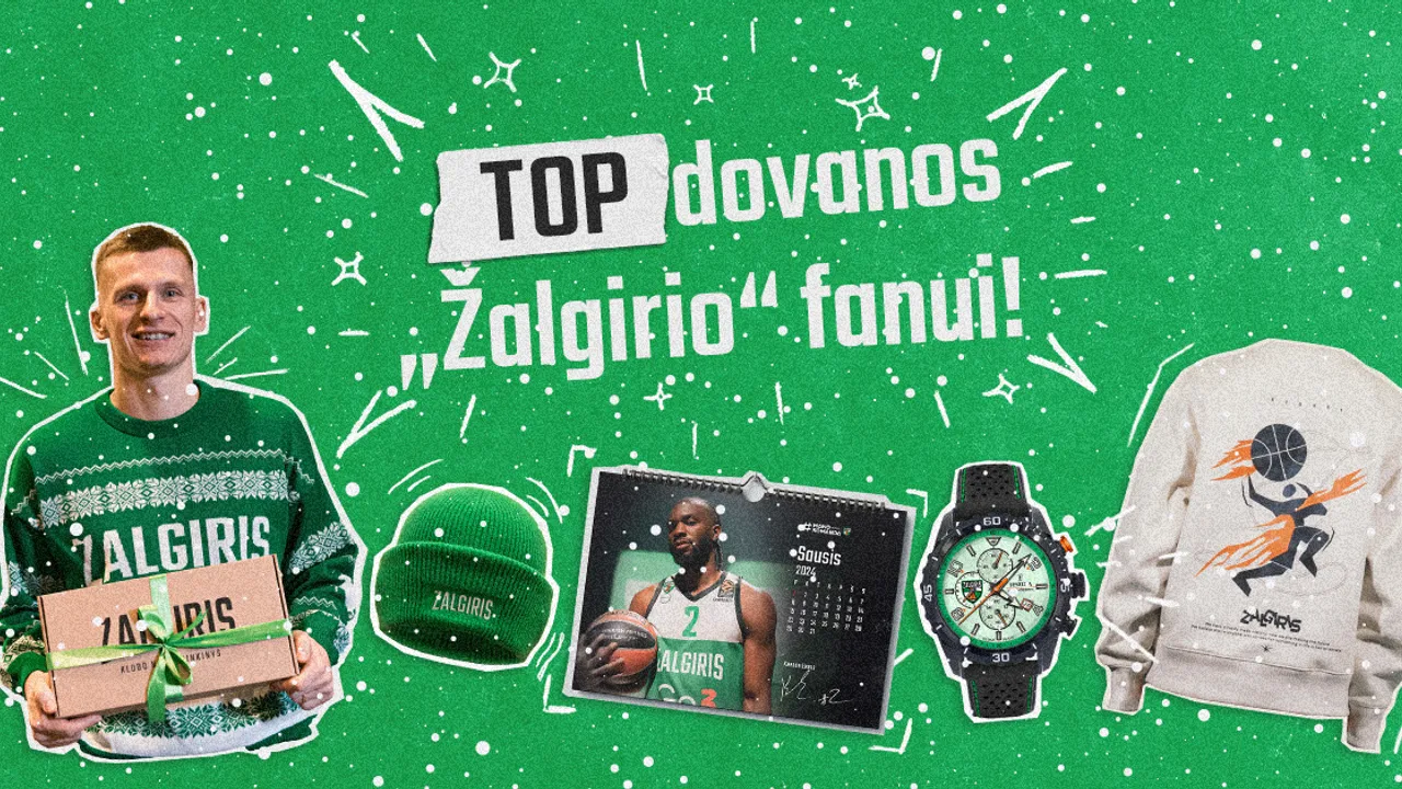 Žalgirisshop parduotuvėse – Kalėdinių dovanų kolekcija