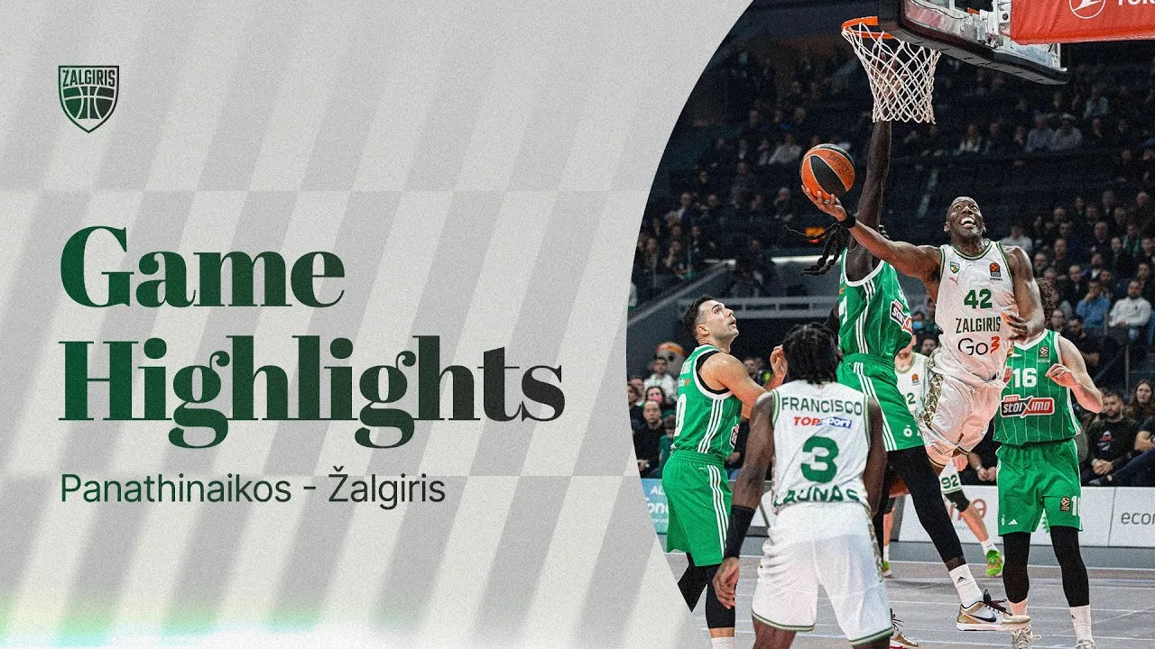 Rungtynių Atėnuose su „Panathinaikos“ video santrauka