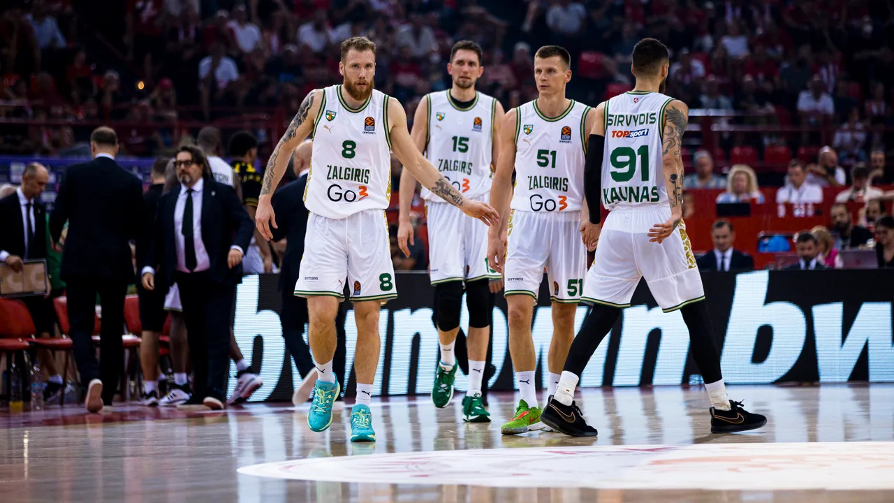 Zalgiris falls in Piraeus after erasing a double-digit deficit