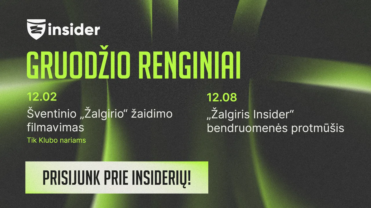 Gruodžio mėnesį – specialus renginys Klubo nariams ir bendruomenės protmūšis!