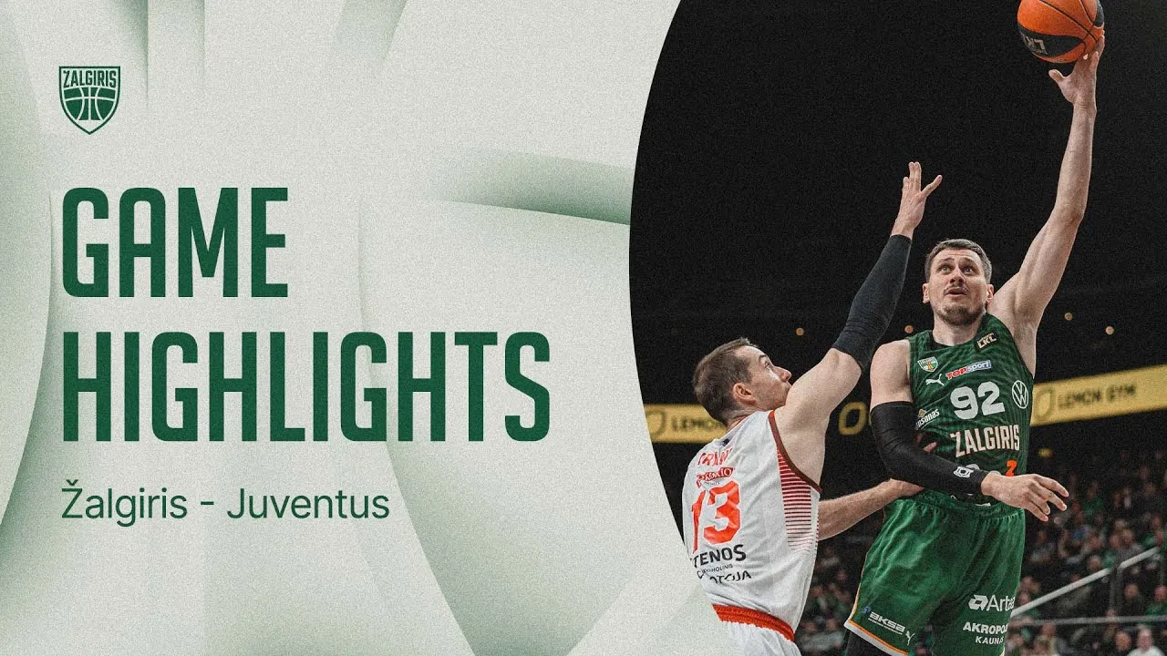 Gražiausi epizodai pergalėje prieš „Juventus“