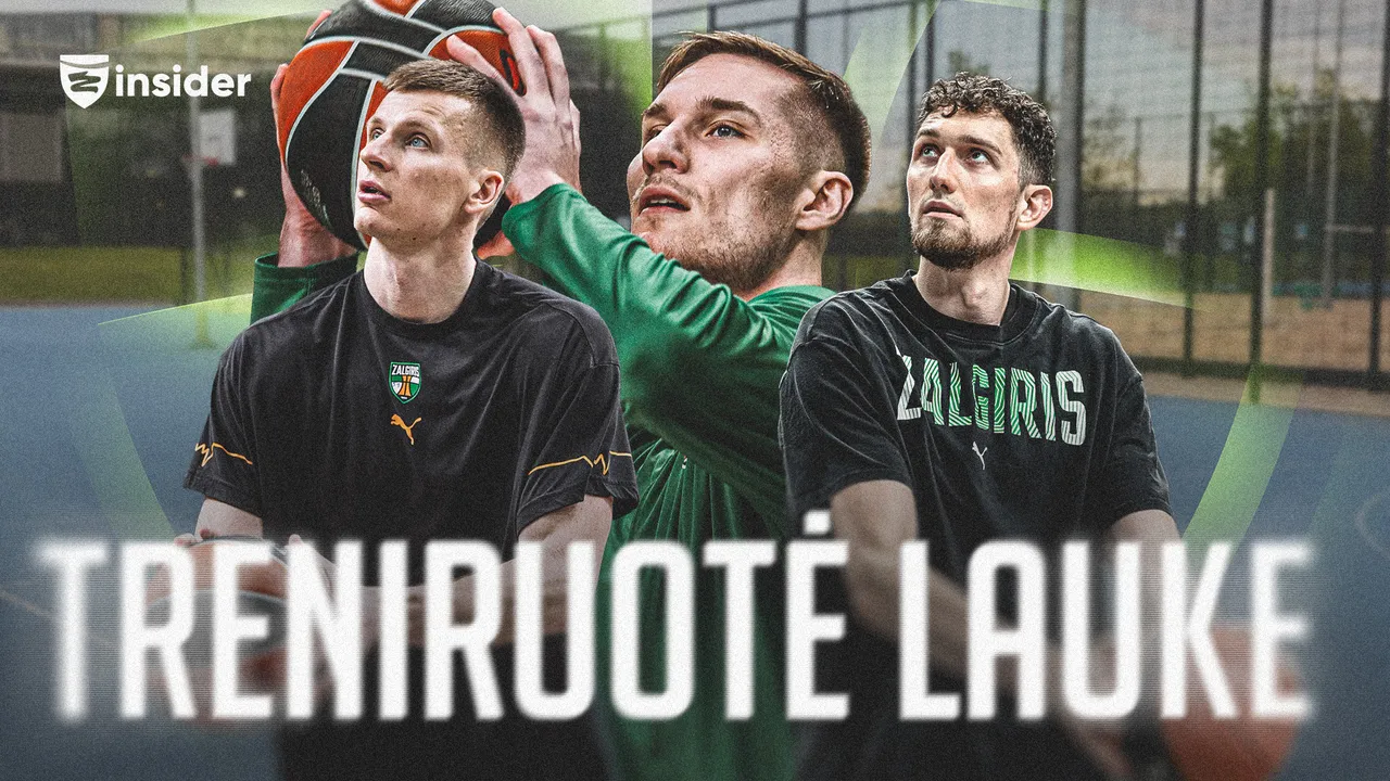 Žalgiriečiai treniruočių salę iškeitė į lauką ir išbandė jėgas kiemo žaidimuose!