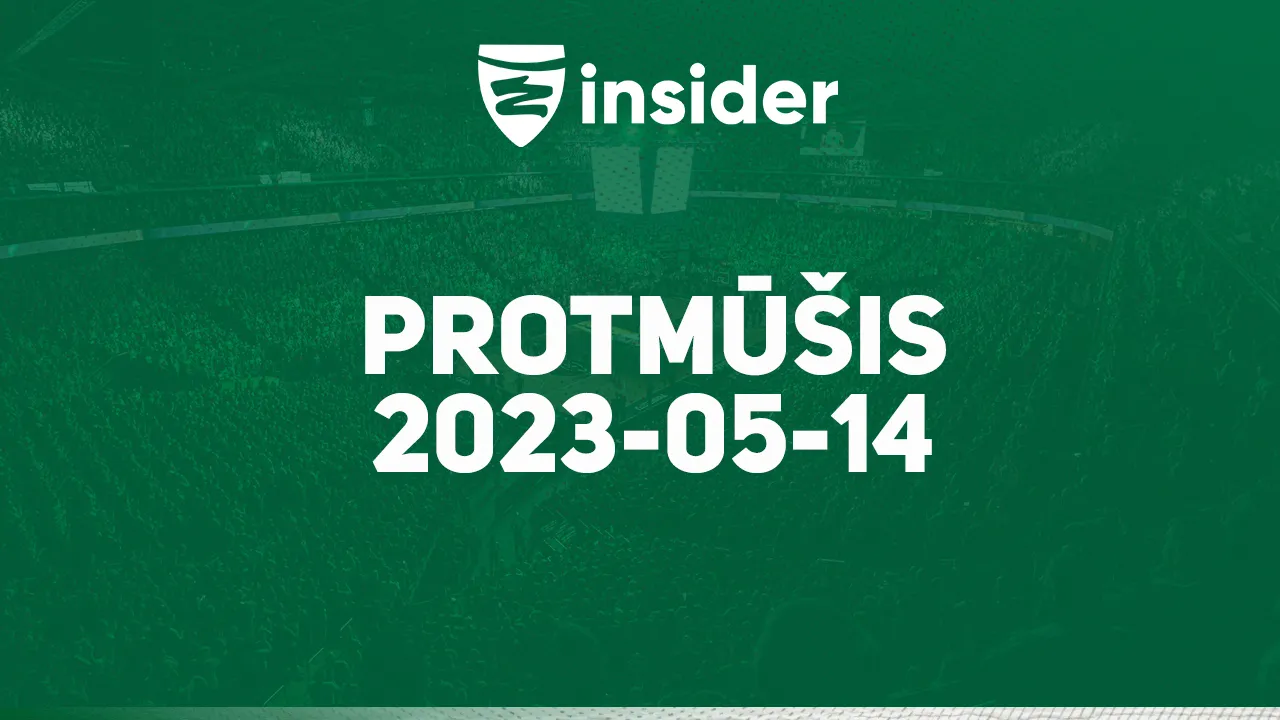 „Žalgiris Insider“ protmūšio įrašas  (2023-05-14)