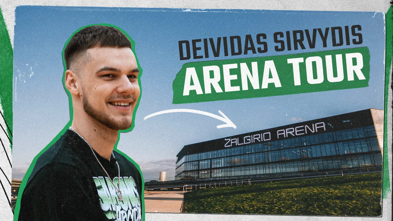 D.Sirvydžio turas po „Žalgirio“ areną – malonūs lankai, treniruoklių salė ir „baudų“ lenta
